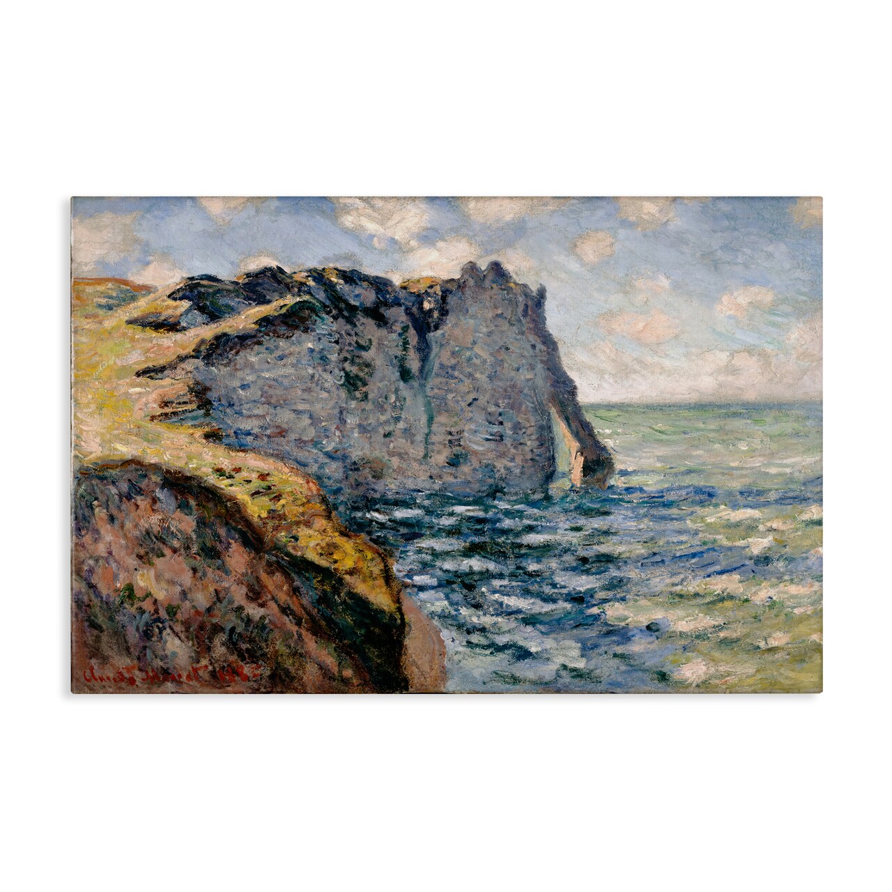Stupell Industries Classic Monet Cliff Of Aval Canvas Wall Art Design by one1000paintings